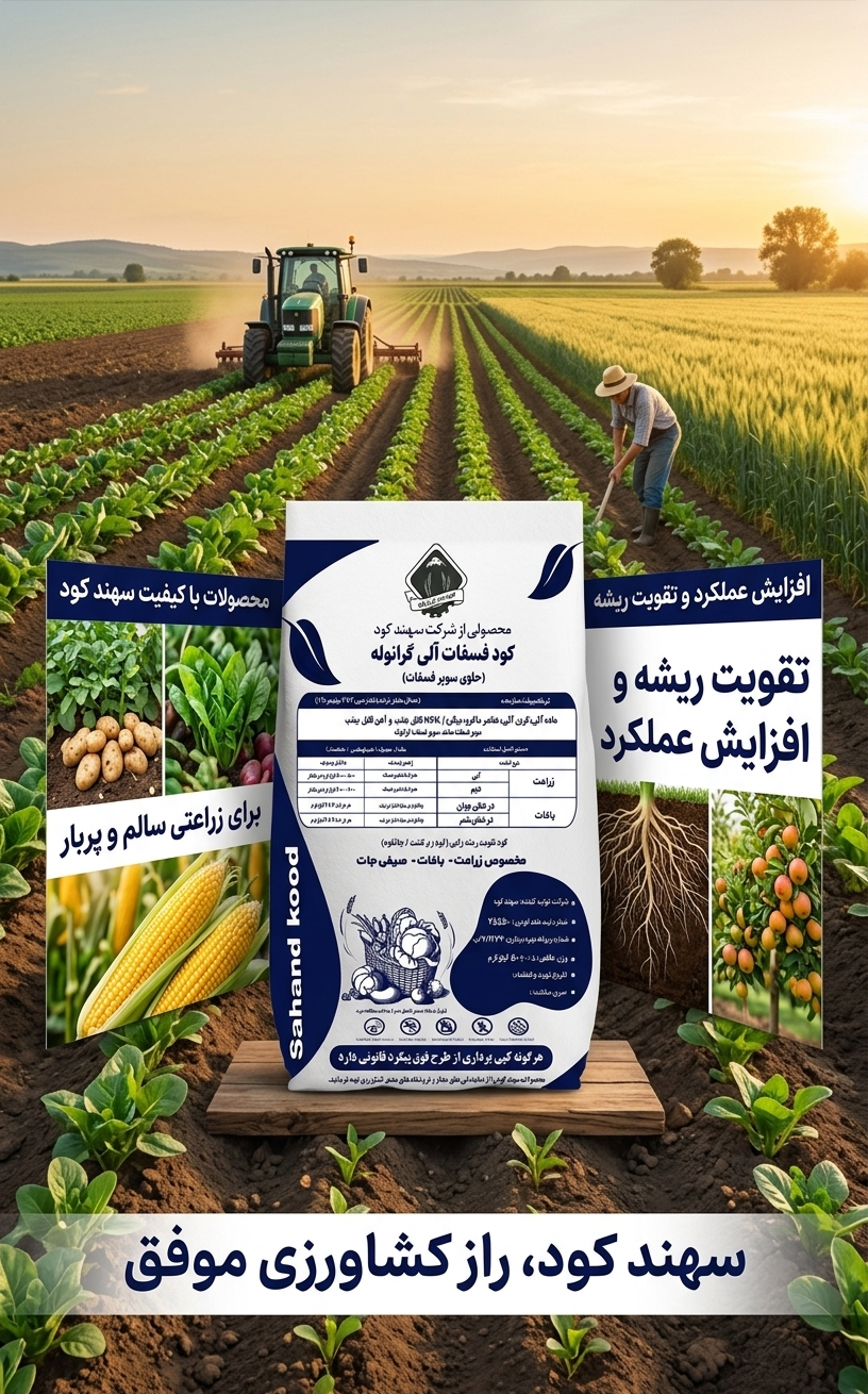 کود فسفات آلی گرانول