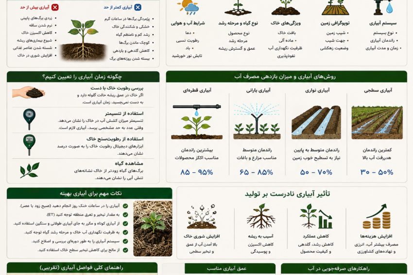 مدیریت آبیاری
